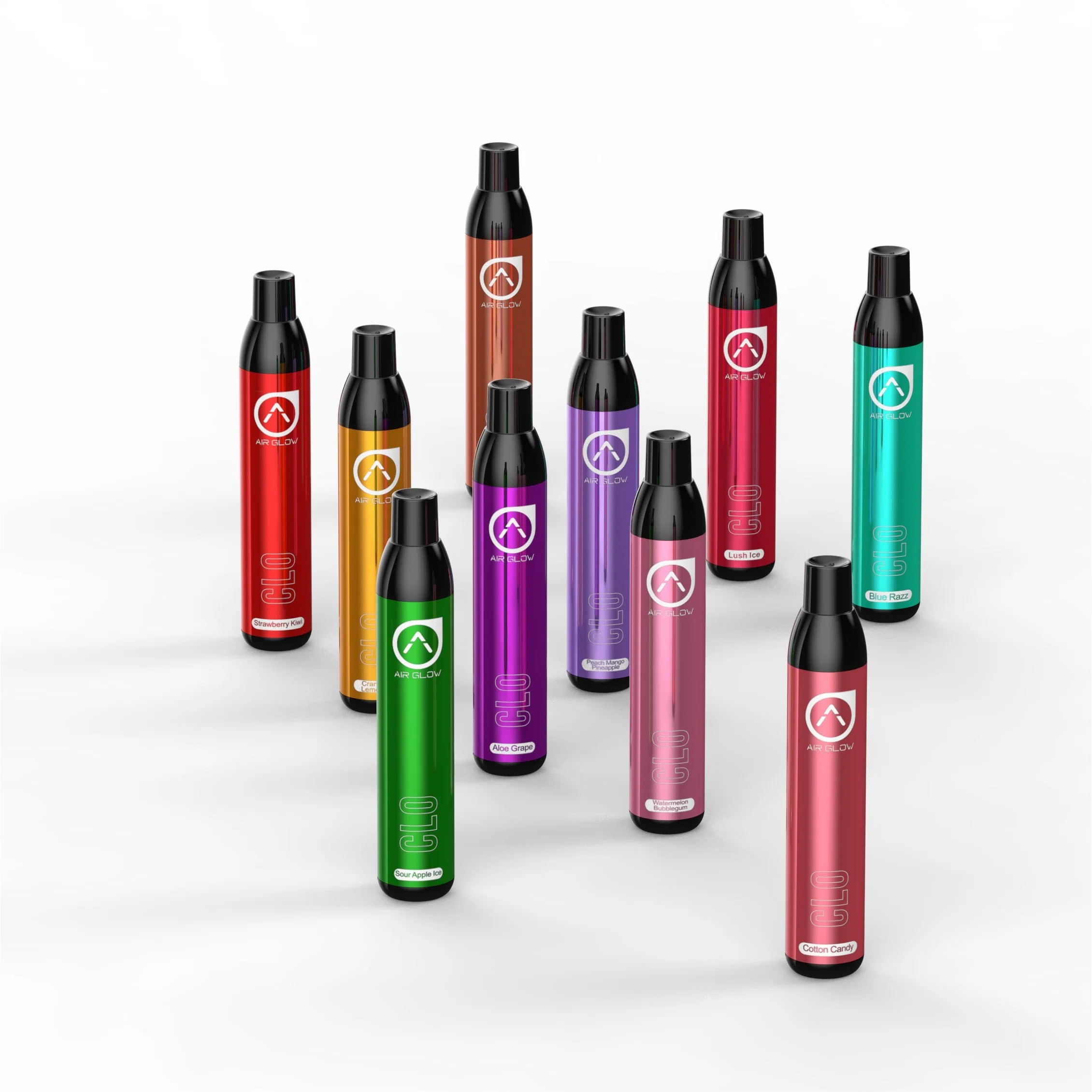 2022 Neueste benutzerdefinierte Einweg 650puffs Vape Pen Slim Portable ecig Nic Salz Multi Fruit Flavours Pod