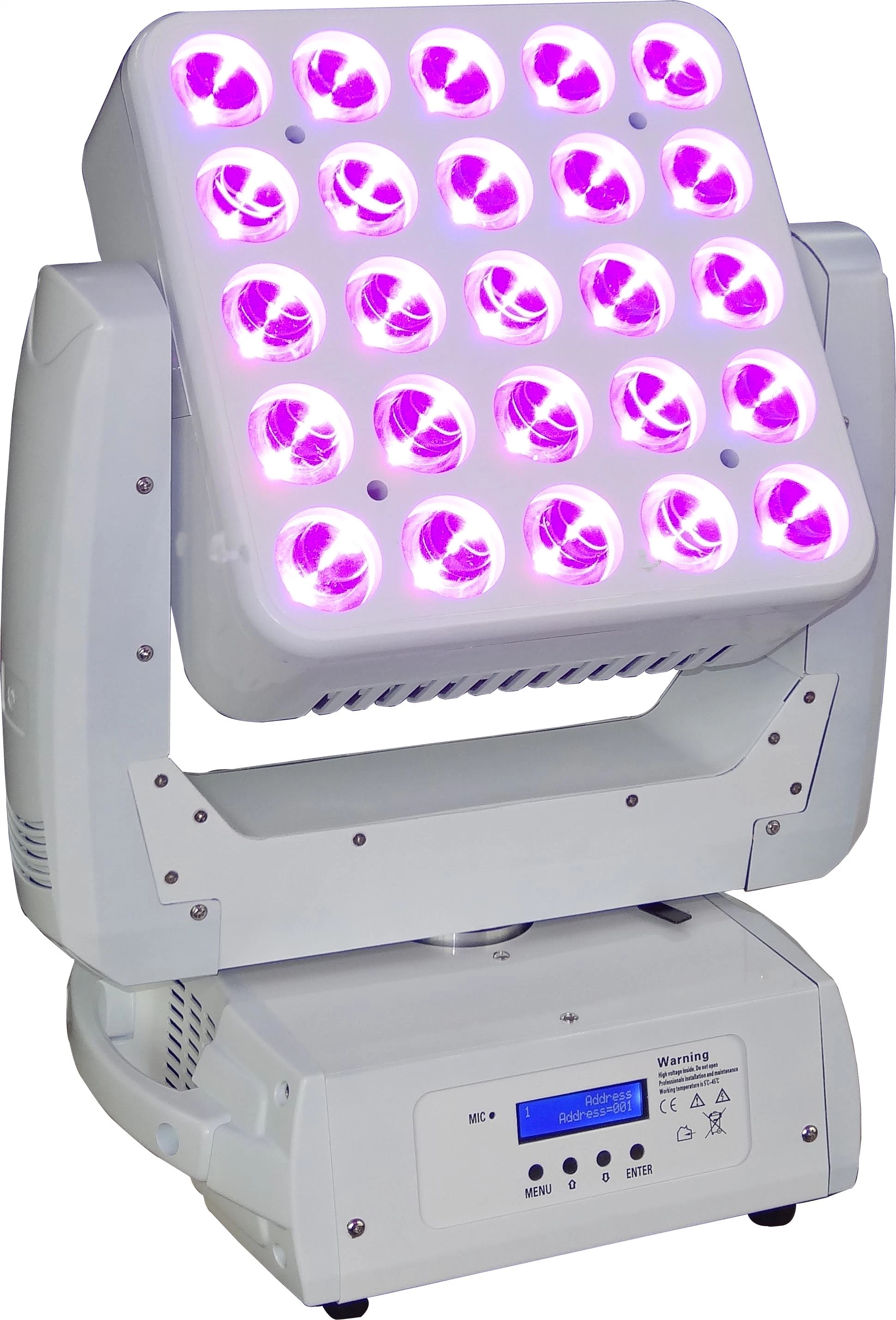 25*15W RGBW 4a1 / LED branco Luz Blinder Eastsun Matrix