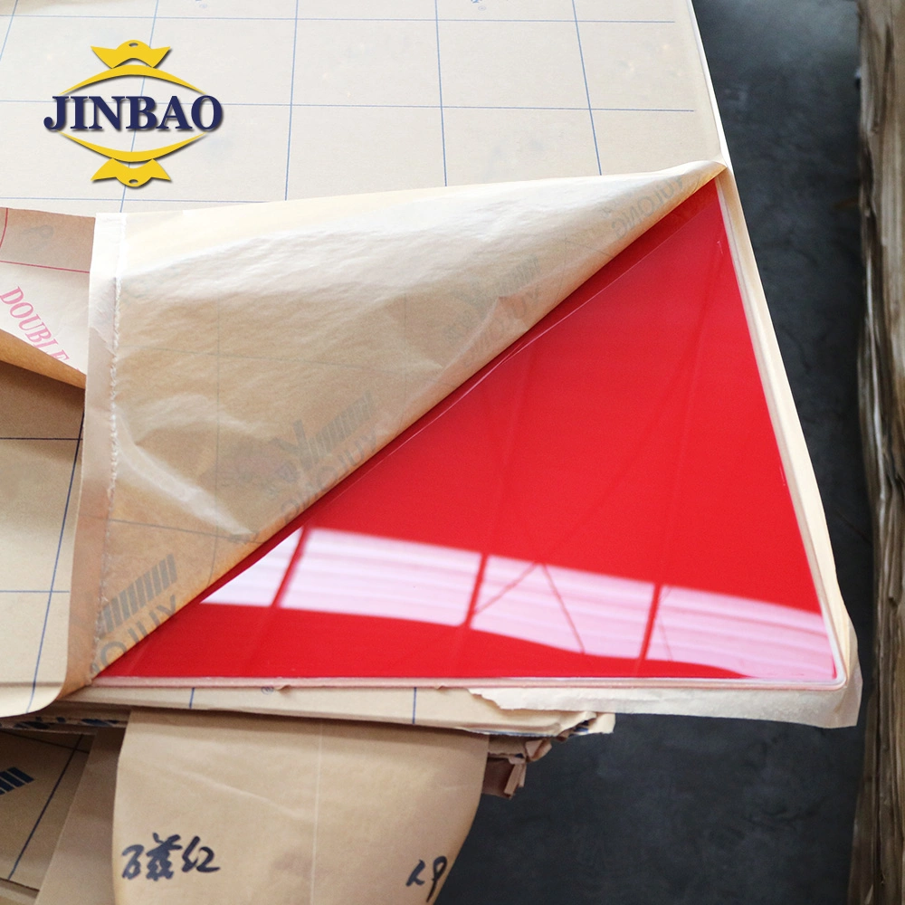 Jinbao Silk 2mm 3mm 4mm Screen Printing on PMMA Lowes Colored Perspex Clear Plastic Sheet Acrylic