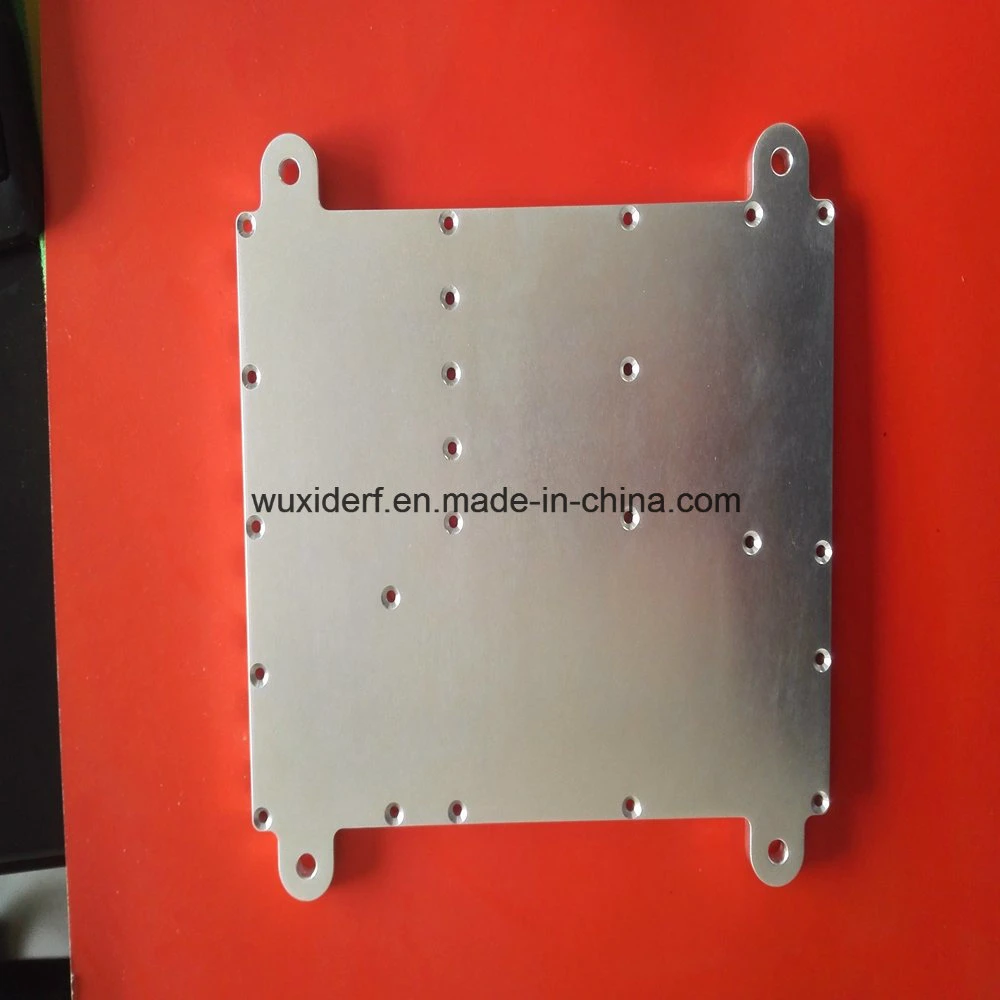 La molienda de mecanizado CNC Alodine chasis de aluminio con panel frontal