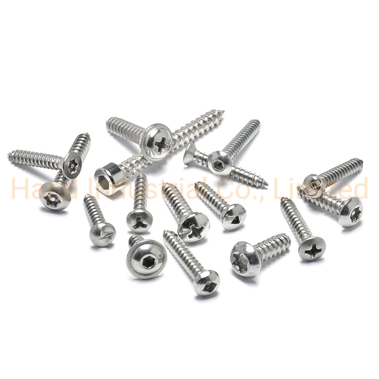 Stainless Steel 304 M3 5mm Phillips Pan Wafer Head Self Tapping Screws for Plastic