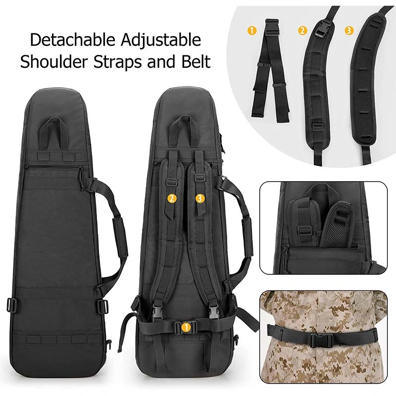 Tactical Multi Pocket Hunting Bean Double Shoulder Gun Backpack