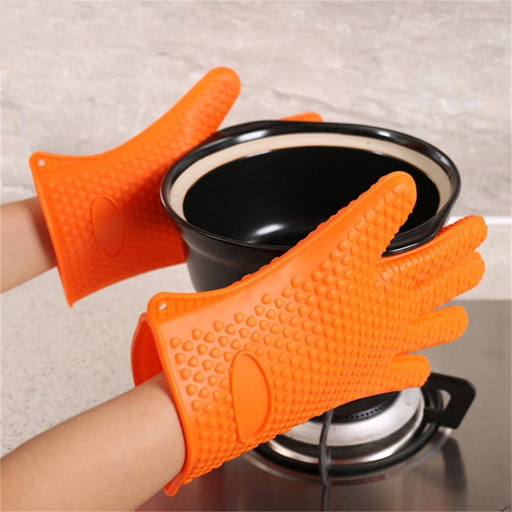 Sedex Factory Custom OEM Silicone BBQ Gloves