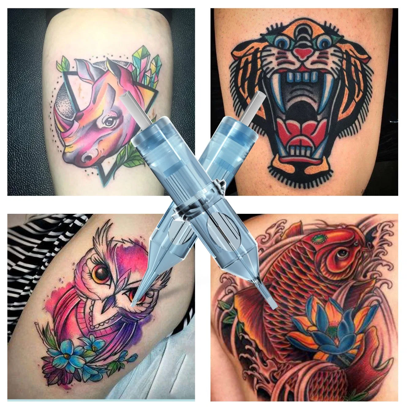 Equipamentos de tatuagem Microblading permanente body piercing agulhas conjunto do cartucho