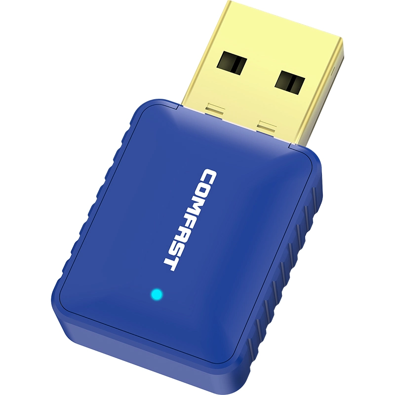 Comfast adaptador WiFi USB 650Mbps a 2,4 Ghz, 5GHz Bt4.2 PC USB Ethernet LAN WiFi dongle adaptador Wi-Fi