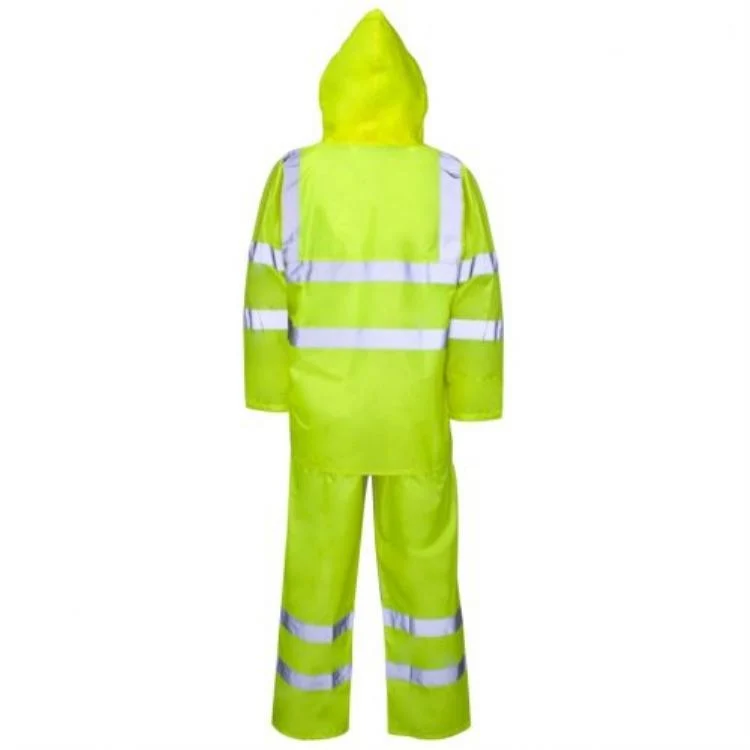 Orange gut sichtbare Regenjacken/Arbeitskleidung/Regenmantel/Uniform für Damen und Herren