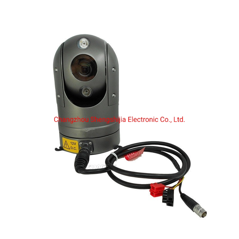 Vehicle Detection Thermal Imaging PTZ CCTV Camera