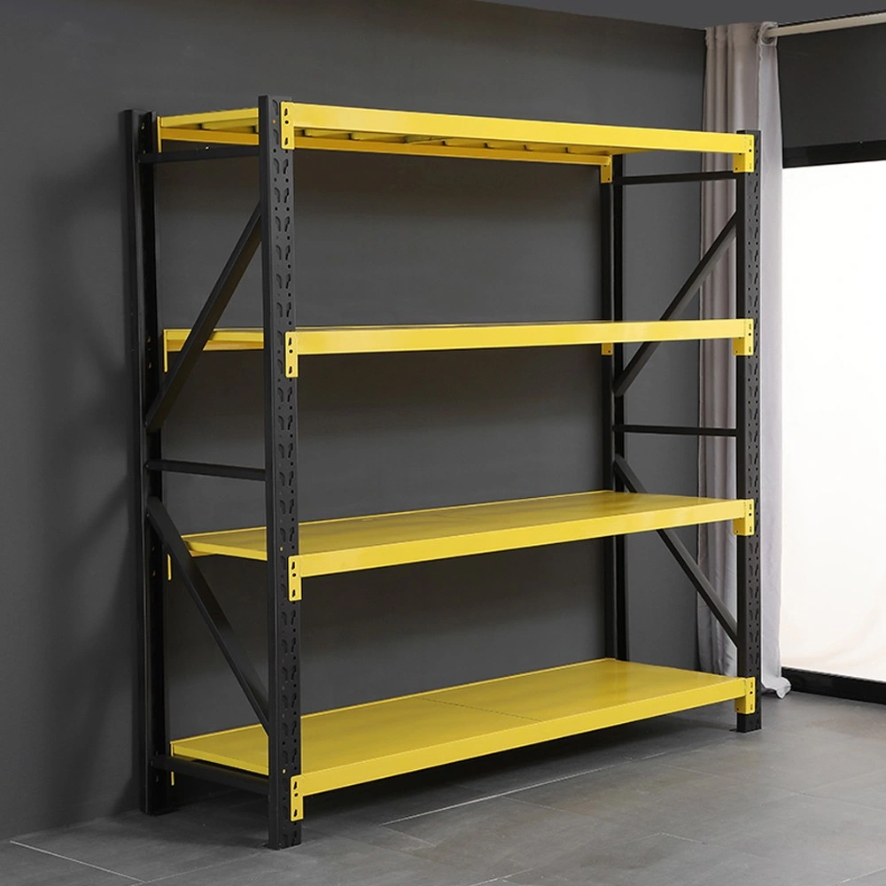 Warehouse Storage Iron Shelving Garage Kitchen Bulk Storage Metal Rack