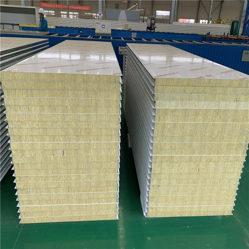 High Bearing Capacity Mineral Sandwich Rockwool Board Panels for Wall/Ceiling