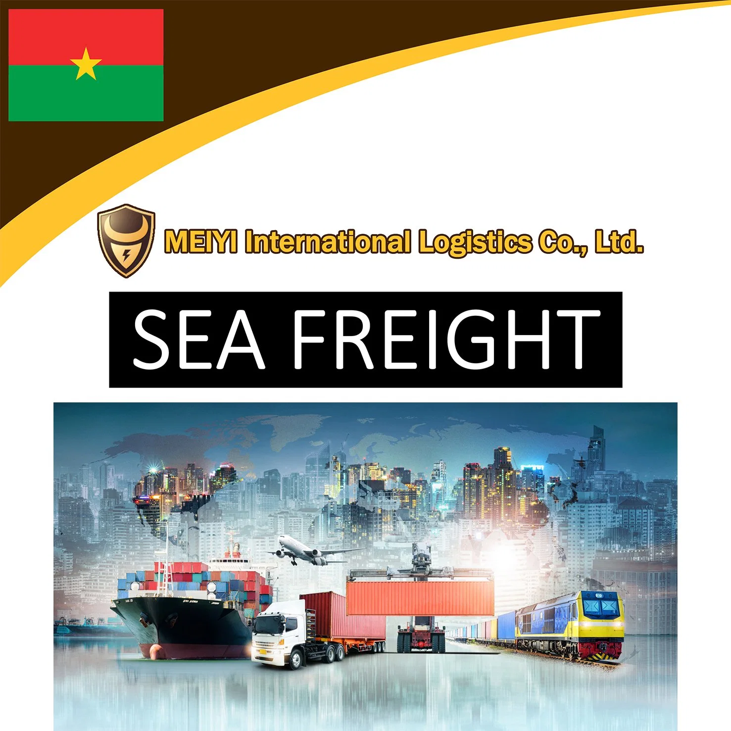 Shipping shipping agent from China to Burkina Faso AND Nigeria international logistics air freight sea freight