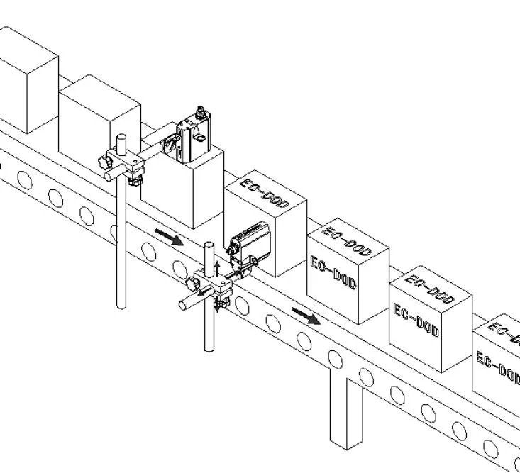 Digitale Codiermaschine High Resolution Inkjet-Tintenpatrone (ECH700)