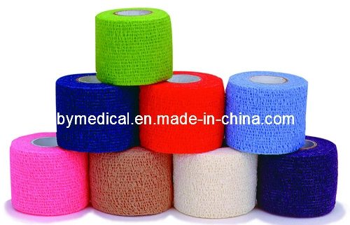 Self Adhering Non Woven Cohesive Elastic Bandage