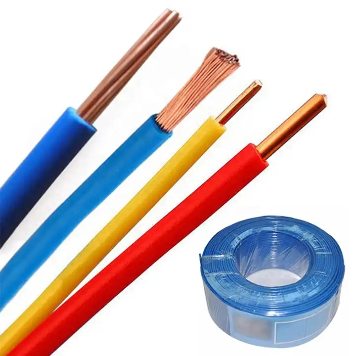 Funda de PVC Fabricante fábrica de aluminio/cobre conductores eléctricos de cable para edificios de vivienda