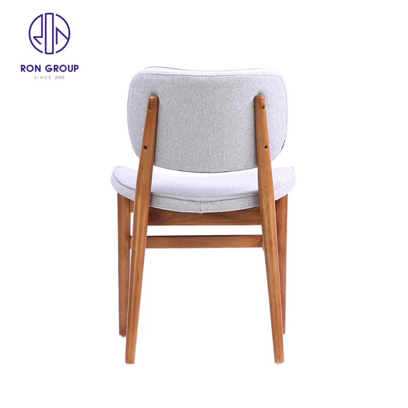 Simple Nordic Real Wood Ash Wood Hotel Back Chair Coffee Shop Milk Tea Shop Back Chair