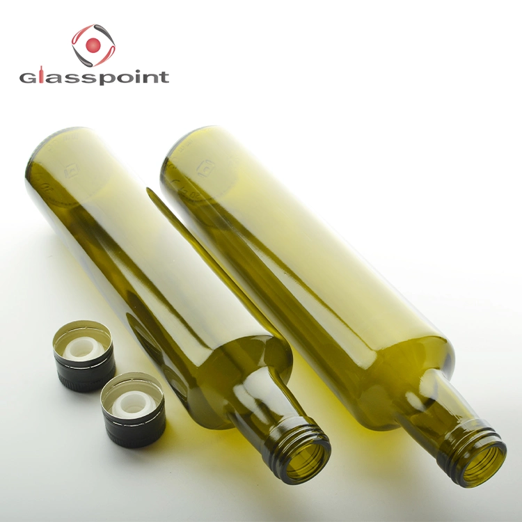 1000ml Green Olive Oil Glass Bottle Chinese Factory