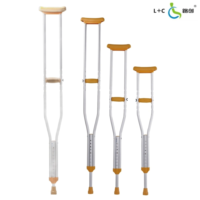 Manufature Light Weight Adjutable Underarm Crutch Walking Cane for The Elderly