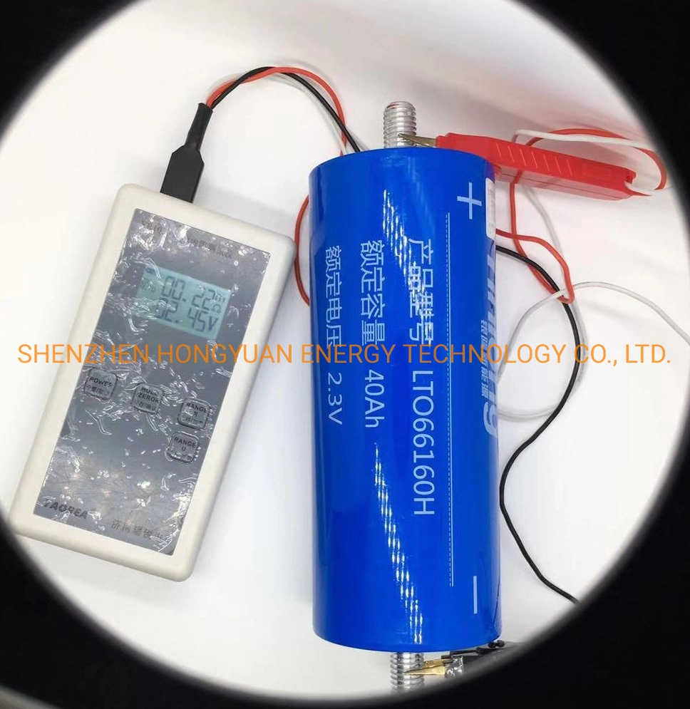 Wholesale/Supplier Yinlong 2.4V Cylindrical Lithium Titanate Lto Battery 2.3V 40ah Lto 66160h Lithium Titanate Battery or Battery Pack