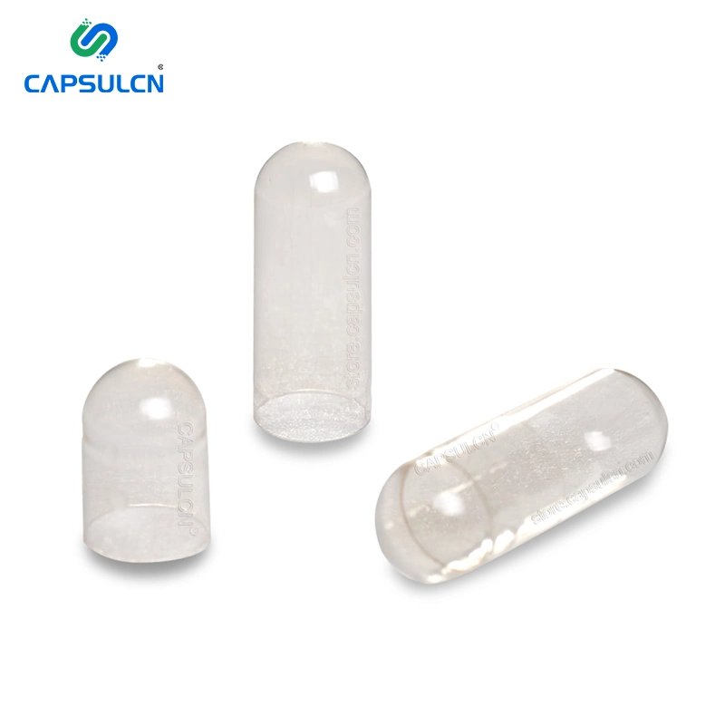 Capsulcn 100% Vegetarian Capsule Pure Transparent Vegetarian Empty Capsule Support Customization