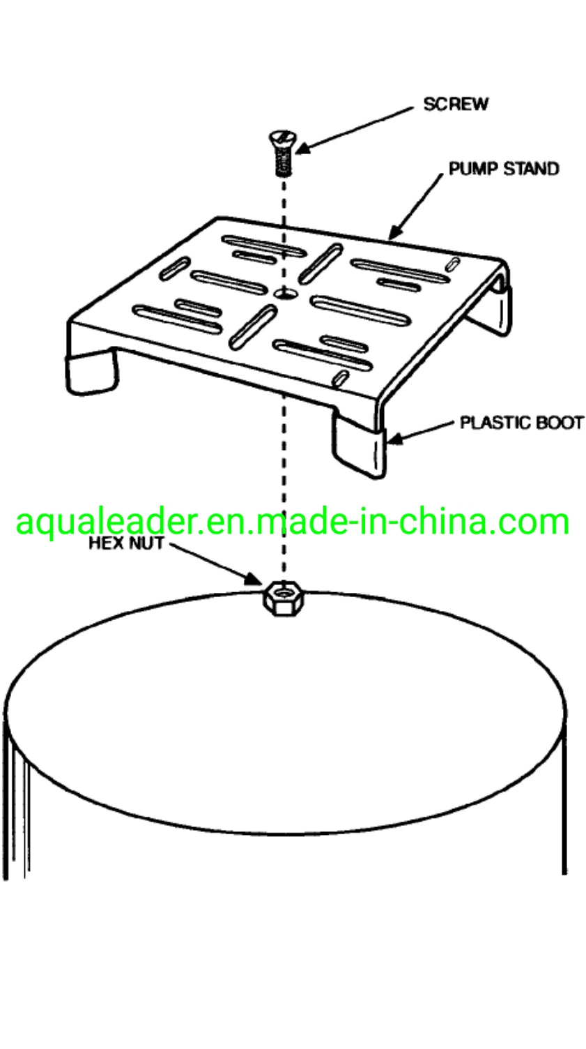 Universal Jet pont de montage de pompe Kit pour réservoirs Aqua Chef puits vertical