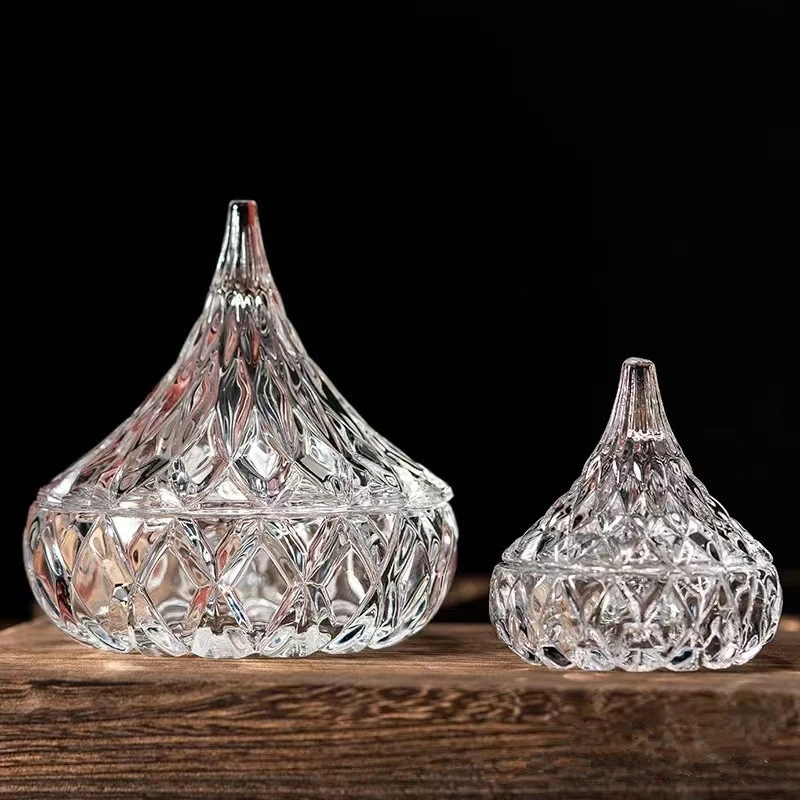 600ml 700ml Candy Stash Glass Jar Storage Glassware