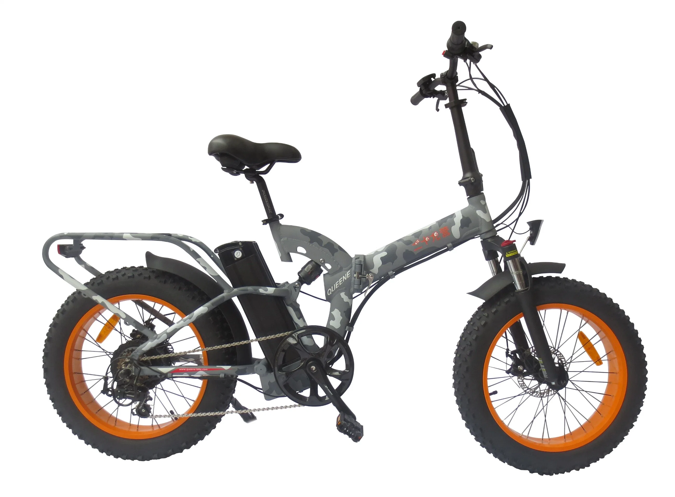 Queene 48V500W750W Fat psicodélica de los neumáticos de bicicleta motorizada moto eléctrica para la venta