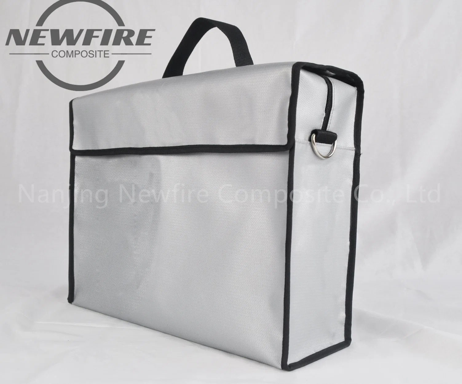 Wholesale/Supplier Fireproof File Storage Bag with Customs Lock Waterproof Double-Layer Document Bag