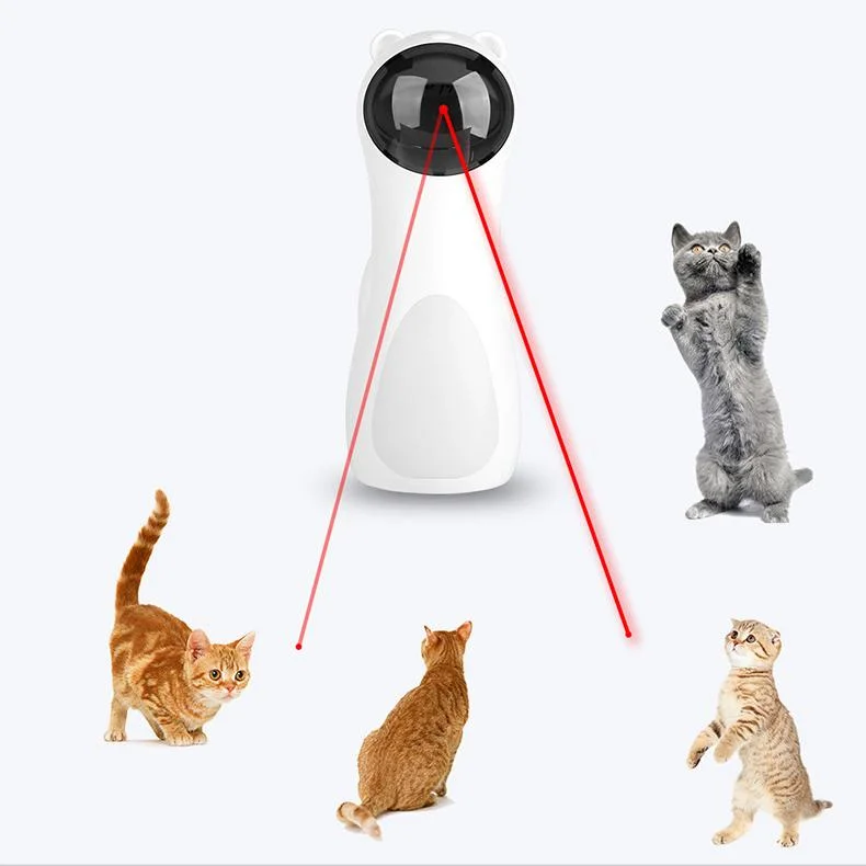 Interactive Pet Toy Automatic Cat Laser Toy Smart Rotating Laser Teasing Cat Toy