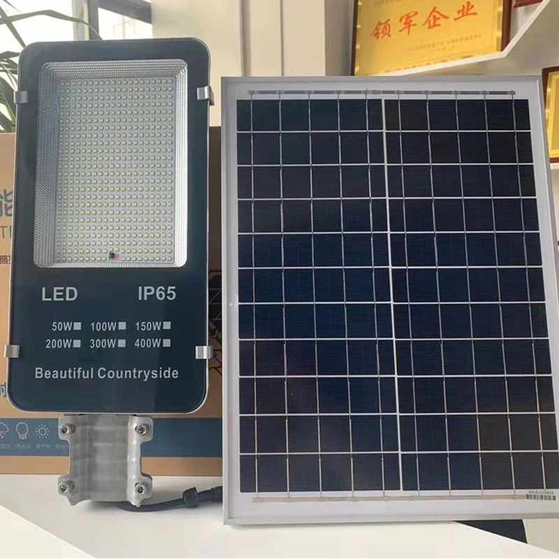 Lithium-Batterie Aluminiumlegierung Wohnbeleuchtung System Solar Street Lamp