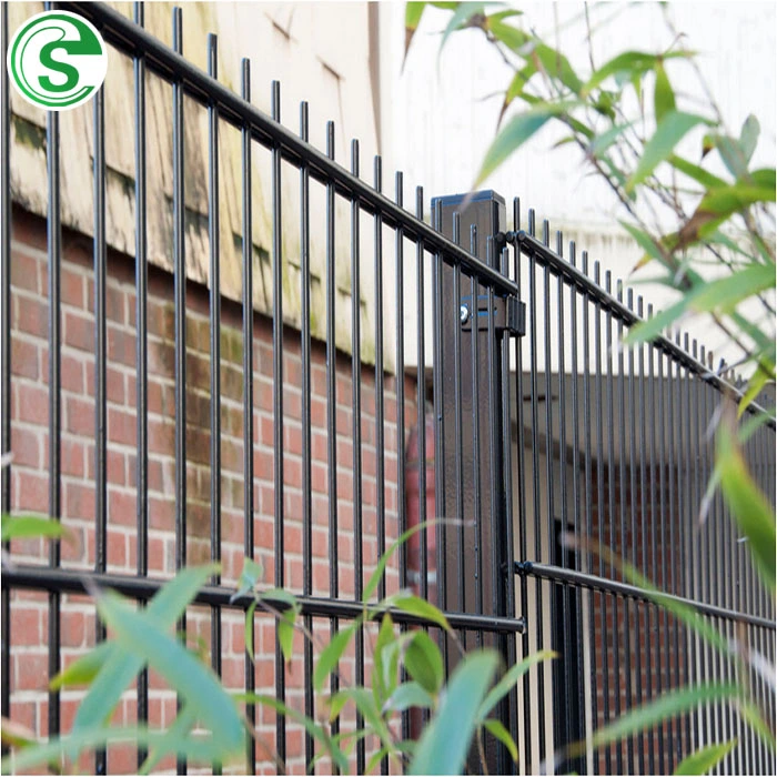 868 Welded Metal Garden Fence Security Fence PVC Coated Steel Mesh Double Wire Mesh