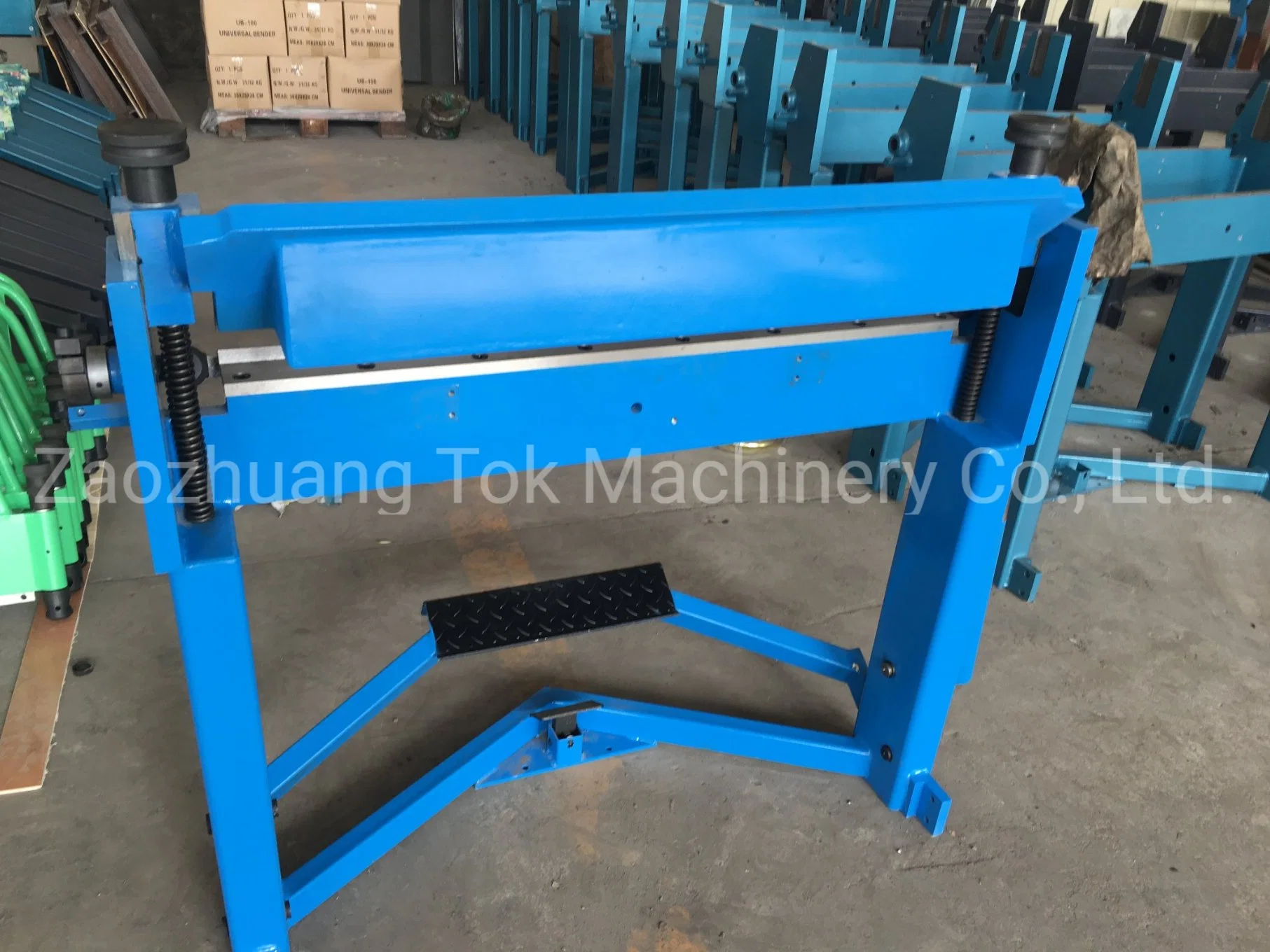 Manual Steel Plate Bending and Folding Machine (hand brake) Pbb1020/2.5