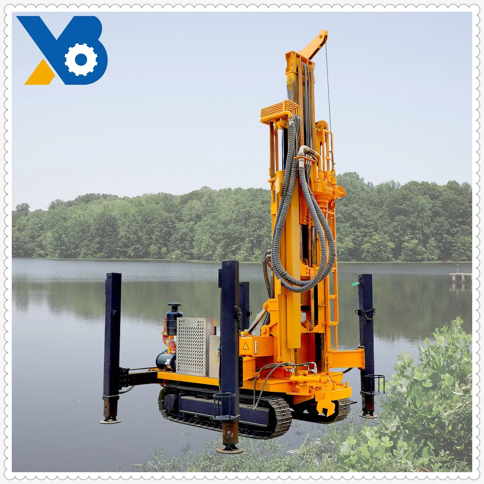 Latest Technology Hydraulic Core Drilling Machine Geological Exploration Wireline Rope Core Drilling Rig