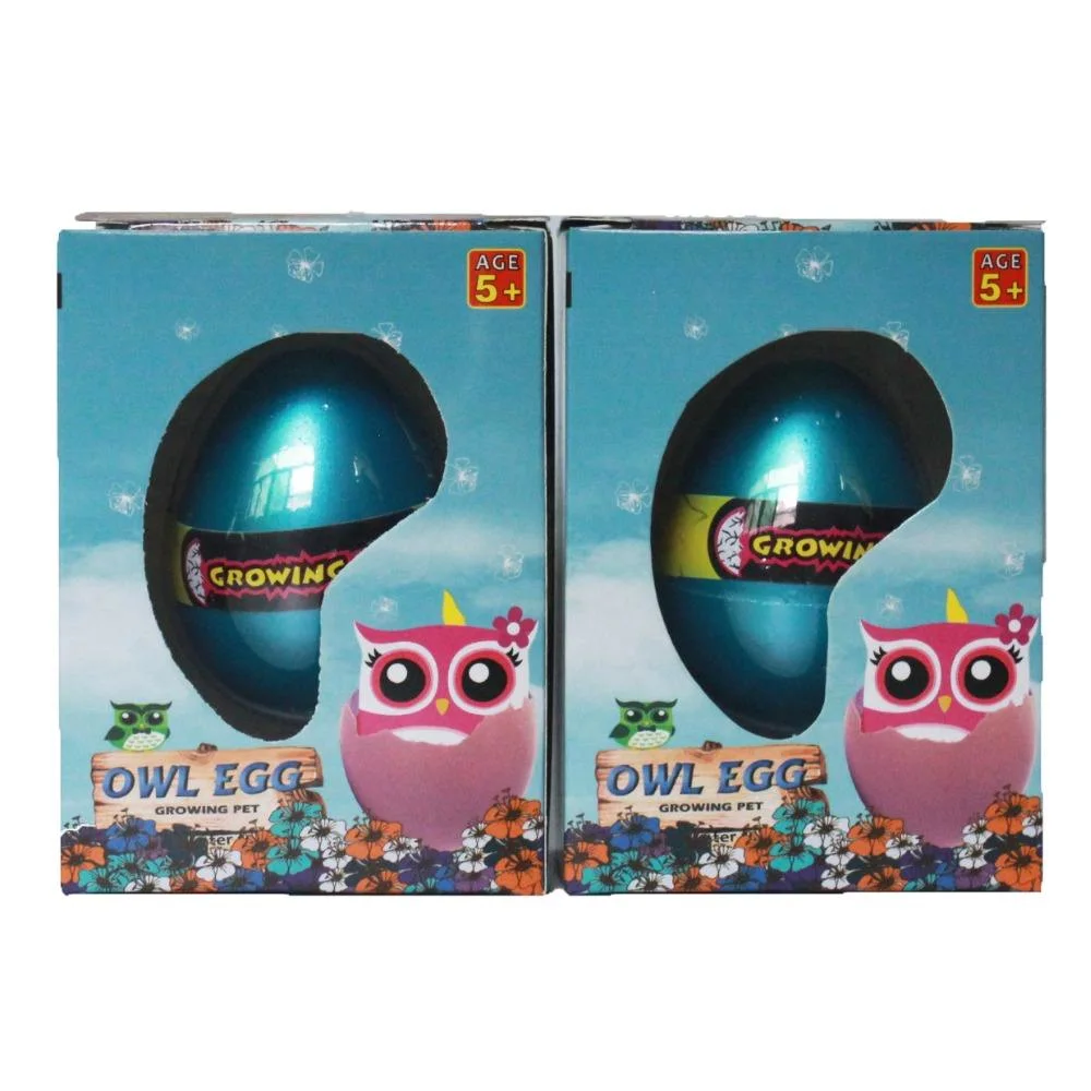 Magic Water Inflation Owl Eggs Toy Hatching Growing Hatching Egg Growing in Water Toys for Kids