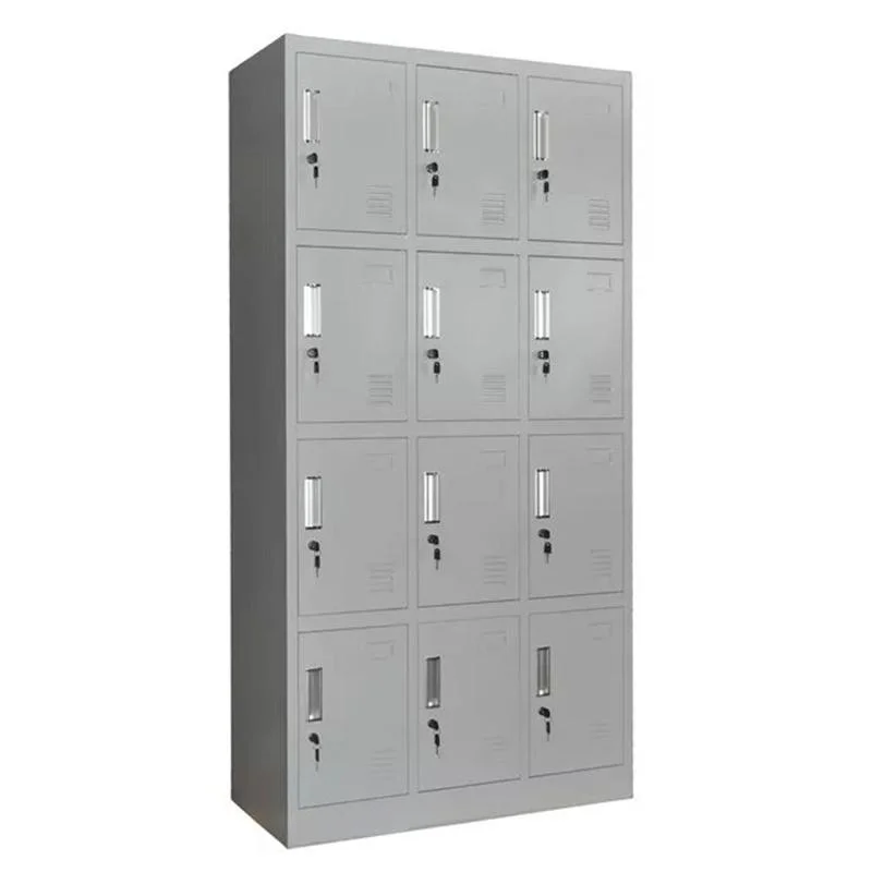 High-Quality School Gym Swimming Pool Locker 15 Door Wardrobe Clothes Storage