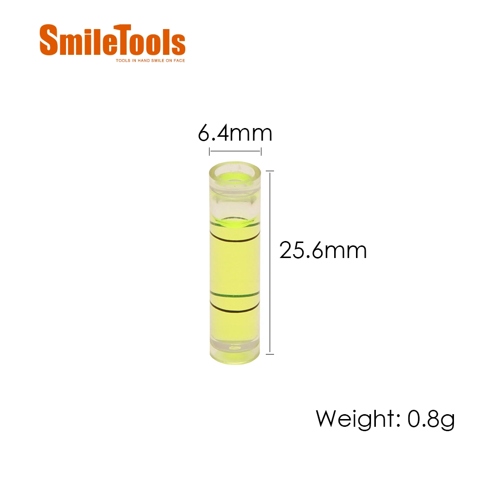 Banheira de venda de Elevada Precisão Cylinder-Shaped Espírito Mini Bolha de nível para nível de bolha