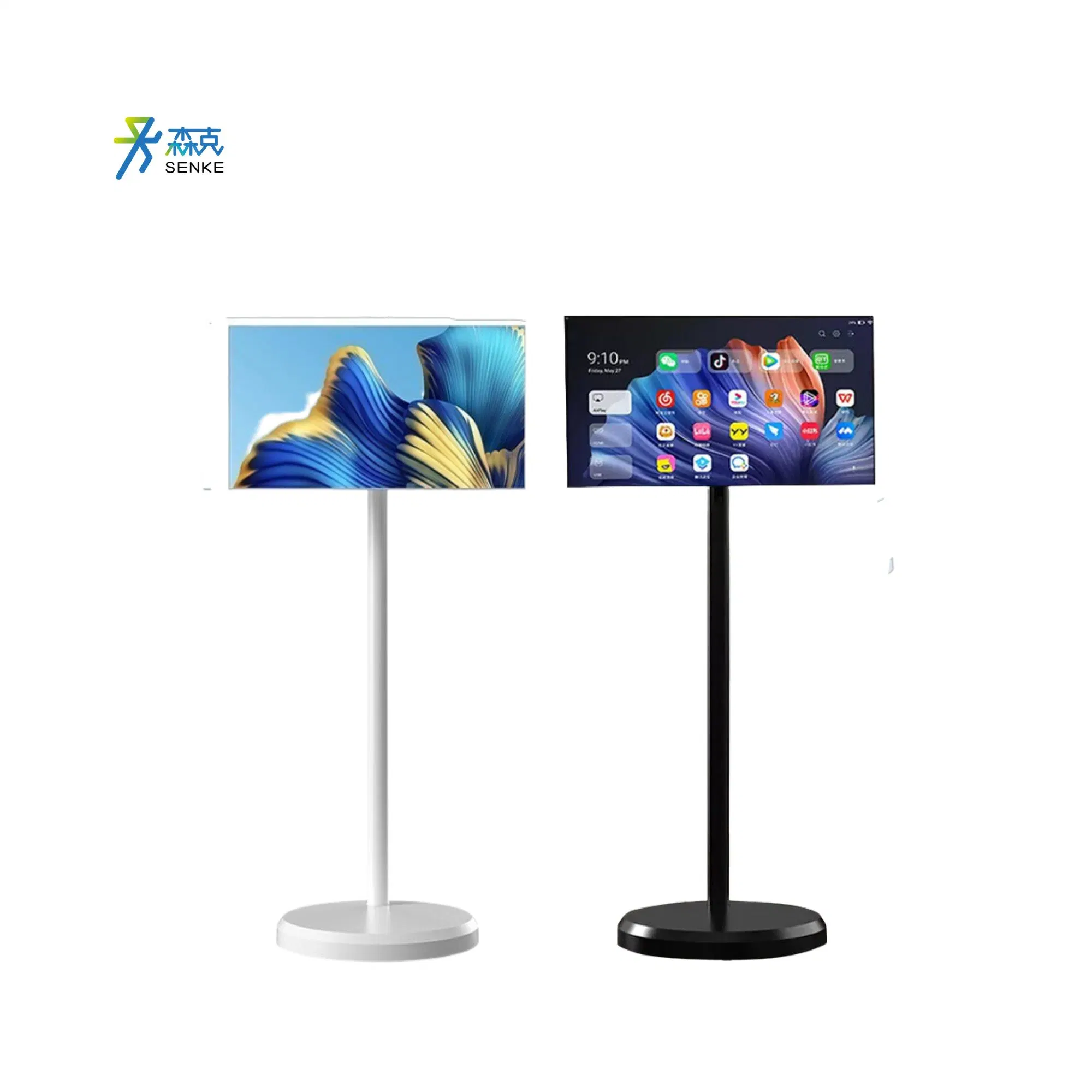 LCD Indoor Digital Signage Stand by Me Wireless Display Portable Indoor Rechargeable Rotatable Display