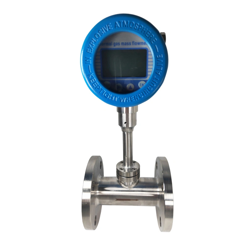 Wide Temperature Natural Gas Thermal Mass Flow Meter for CO2 Wet Diaphragm Gas Air Flowmeter Sensor