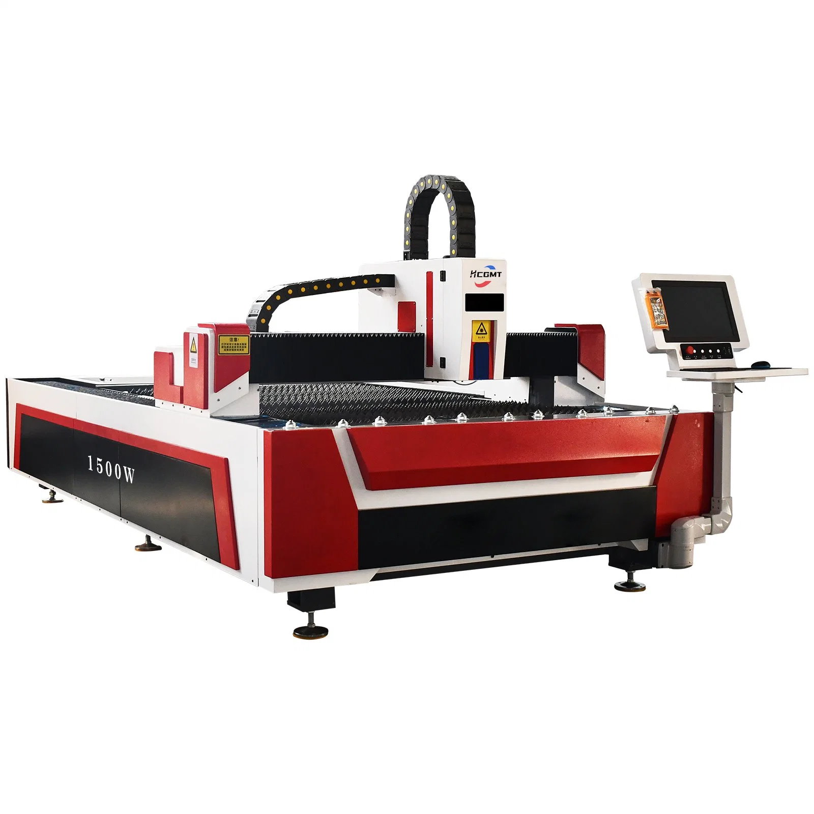 Hcgmt&reg; 1500W CNC Fiber Laser Cutting Sheet Metal Machine Manufacturer High-Precision Cutter