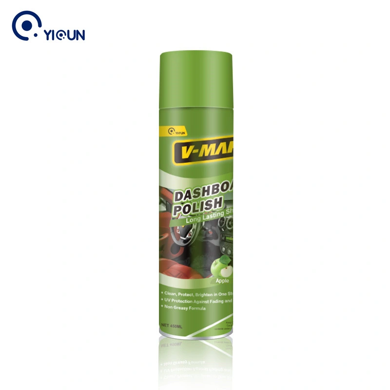 Spray aérosol de polissage pour tableau de bord pour CAE Care