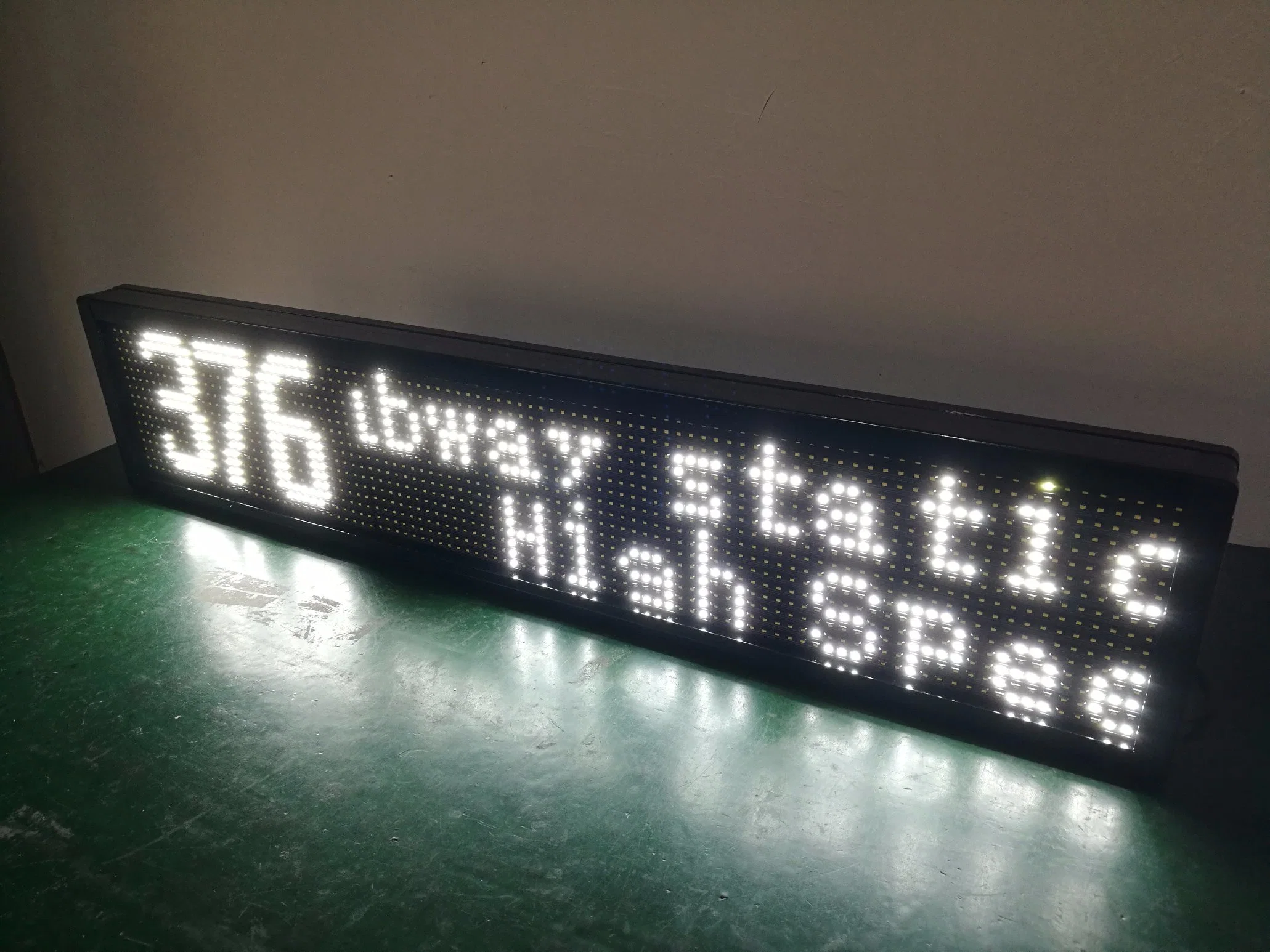 P8*10 19X160 Dots White Color SMD Front Rear Side Bus LED Display Board