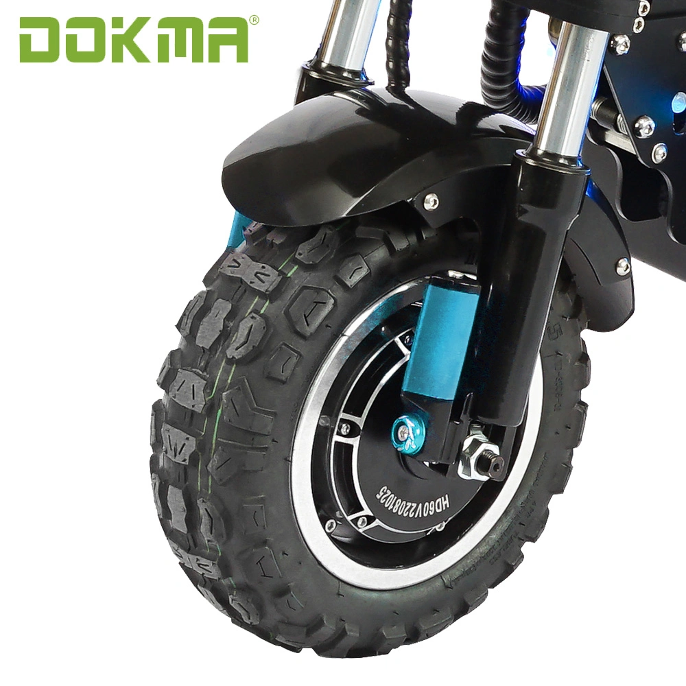 Dokma 11 pulgadas 2 ruedas 70V Scooter Eléctrico Plegable de Fábrica al por Mayor Rápido Terminado