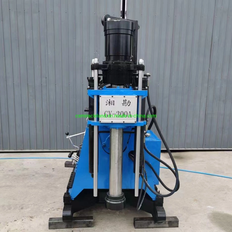 Hydraulic Rotary Spt Soil Testing Drill Machine/Geotechnical Investigation/Water Well Borehole/Mining Exploration Diamond Wireline Core Drilling Rig (GY-300A)