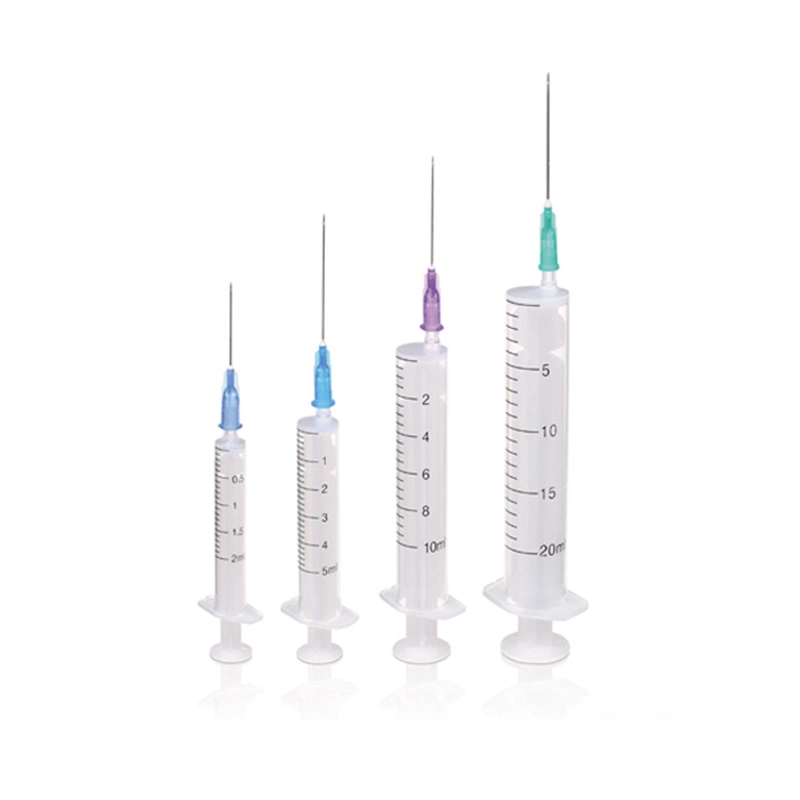 Fourniture en gros Medical seringue stérile à usage unique stérile pour injection seringue seringue jetable en plastique