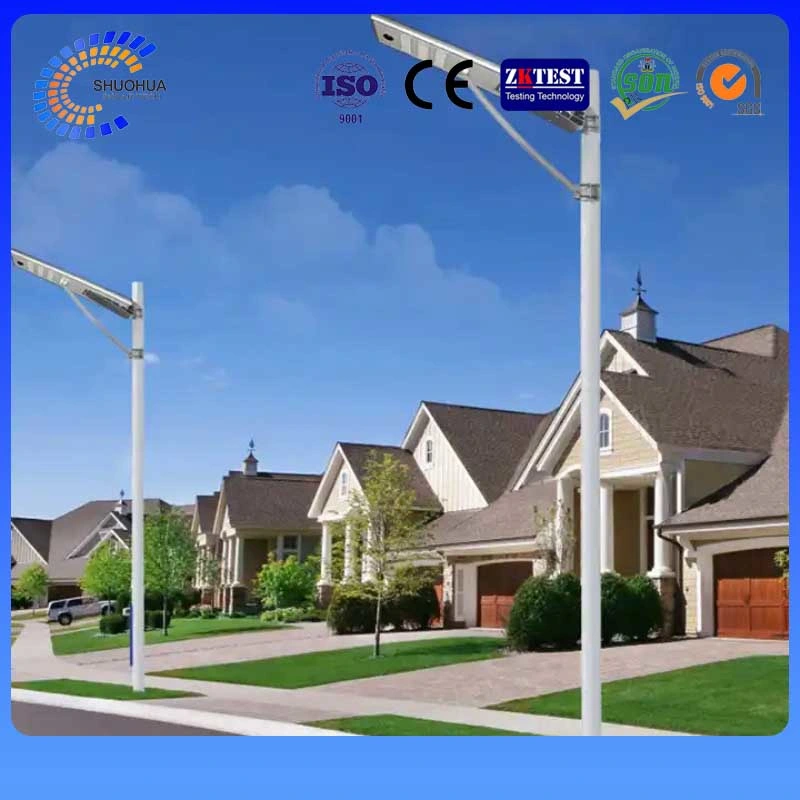 Solar Outdoor Lamp Waterproof All in One LED Street Light 60W Integrated Solar Street Light DC 12V LED Light