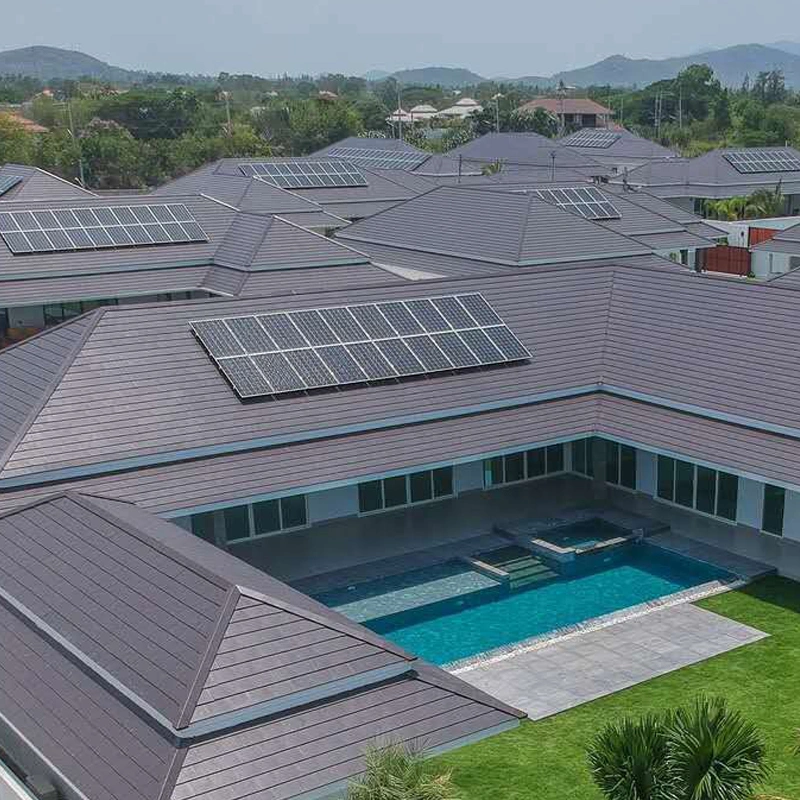 500W de alta calidad Sistema de montaje de Solar Fotovoltaica 30kw a 50kw 100kw de energía solar el sistema con 8kw 12kw Inversor híbrido para el hogar sistema de iluminación LED