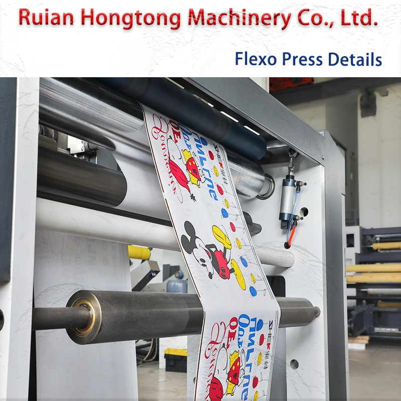 Kraft Paper Food Package Flexographic Printers BOPP Pet PE Bag Ci Flexo Printing Machine