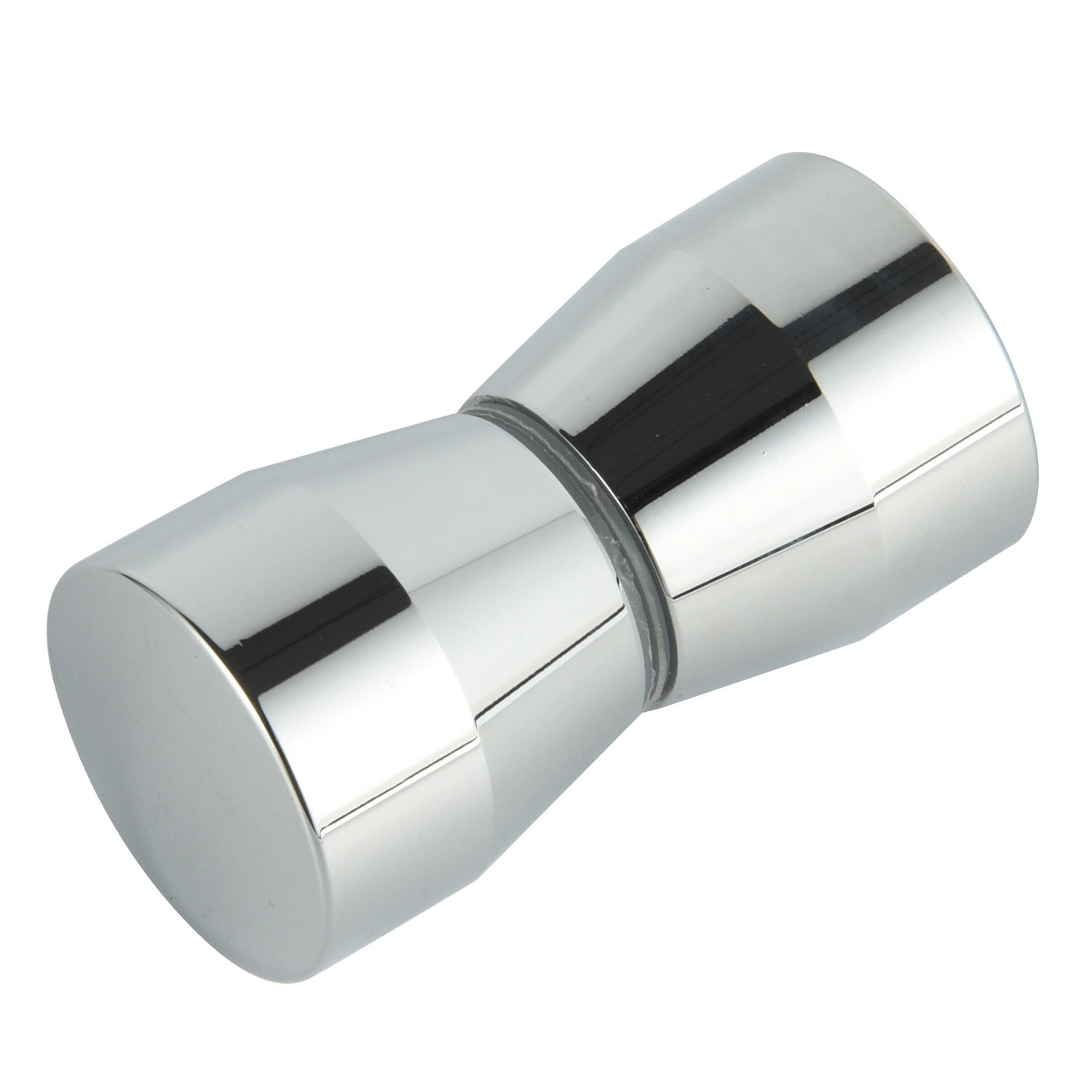 Zinc Alloy Chrome Glass Door Knob Zamak Powder Coating Black Sliding Door Handle From 17 Years Die-Casting Hardware Manufacturer