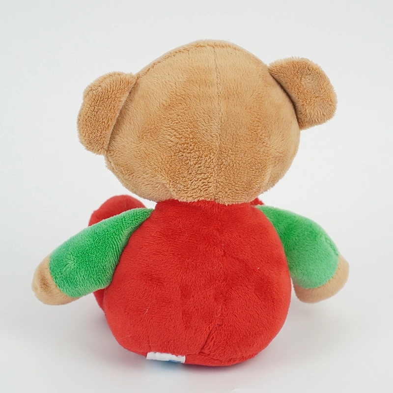 Baby Safe 20cm adorável animal recheadas Toy Bonitinha Customized Plush Urso de Natal