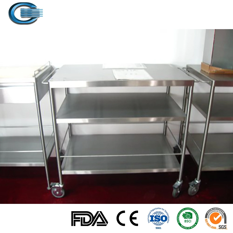 Huasheng Customized 304 Stainless Steel Cabinets Countertops L-Shaped Kitchen Cabinets European Simple Kitchen Customization