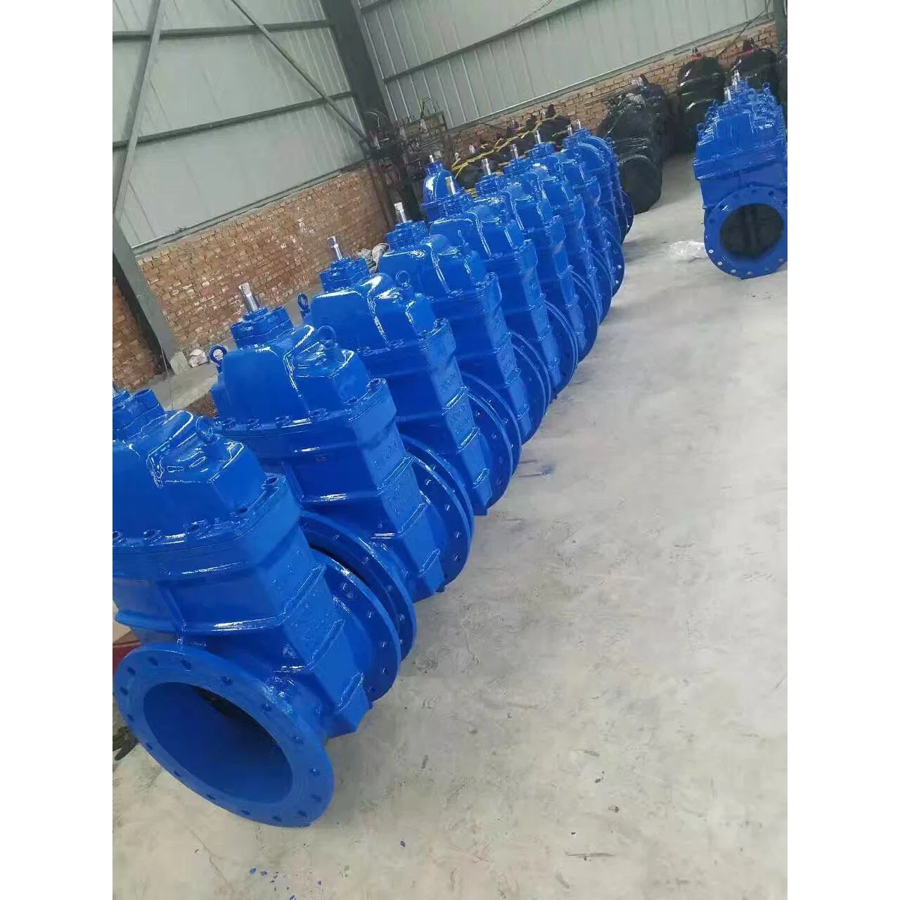 DIN/API/BS/JIS Rubber Soft Seat Water Supply Wcb 304 Ggg40 Gg25 Industril Flange Cast Iron Gate Valve