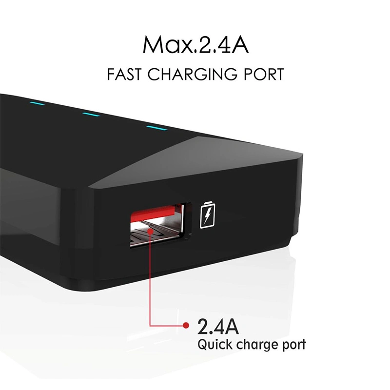 موزع Winstars USB 3.0 من 4 منافذ مع شحن سريع واحد المنفذ